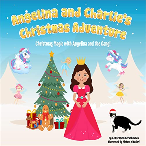 Cover of Angelina and Charlie's Christmas Adventure, Christmas Magic with Angelina and the Gang!