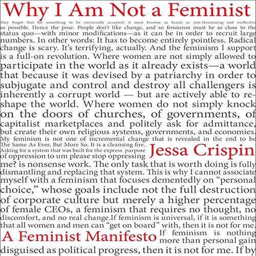 Cover of Why I Am Not A Feminist