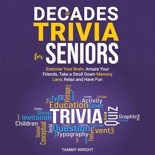Cover of Decades of Trivia for Seniors
