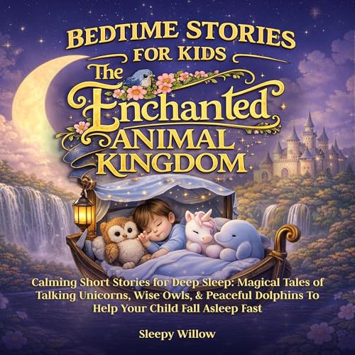 Cover of Bedtime Stories for Kids: The Enchanted Animal Kingdom