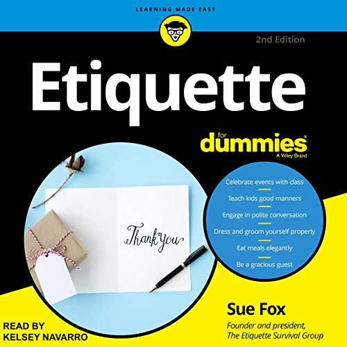 Cover of Etiquette for Dummies, 2nd Edition