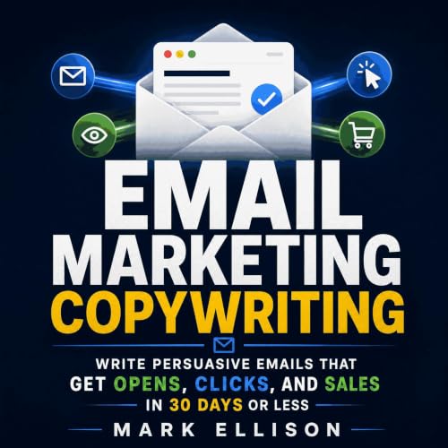 Cover of Email Marketing Copywriting: Write Persuasive Emails That Get Opens, Clicks, and Sales in 30 Days or Less