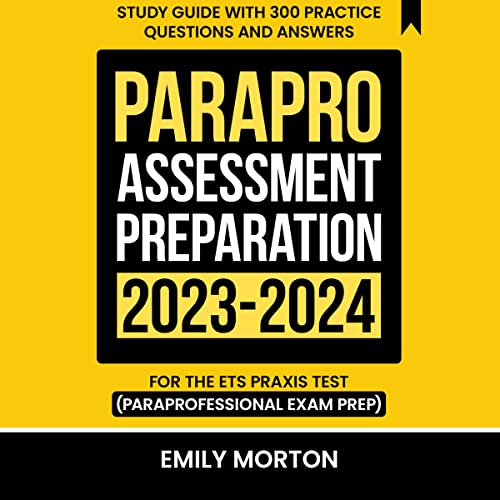 Cover of ParaPro Assessment Preparation 2023-2024