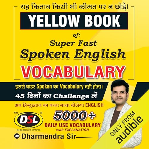 Cover of Yellow Book of Super Fast Spoken English Vocabulary