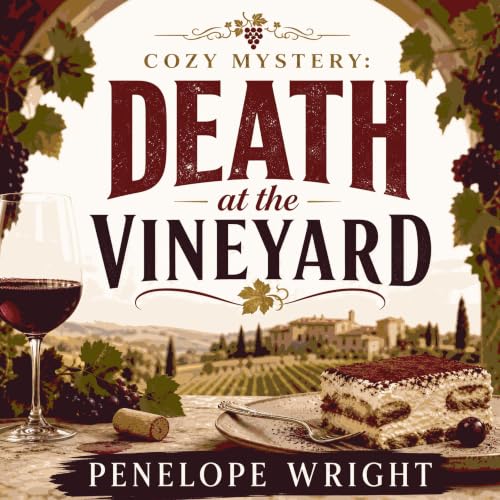 Cover of Cozy Mystery: Death at the Vineyard
