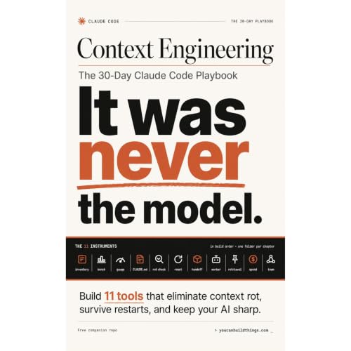 Cover of Context Engineering - The 30-Day Claude Code Playbook