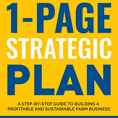 Cover of 1-Page Strategic Plan