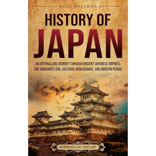 Cover of History of Japan: An Enthralling Journey Through Ancient Japanese Empires, the Shogunate Era, Cultural Renaissance, and Modern Period