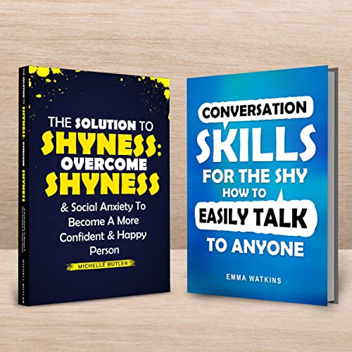 Cover of Solution to Shyness & Conversation Skills for the Shy: 2 Books in 1 Bundle