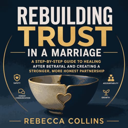 Cover of Rebuilding Trust in a Marriage: A Step-by-Step Guide to Healing After Betrayal and Creating a Stronger, More Honest Partnership