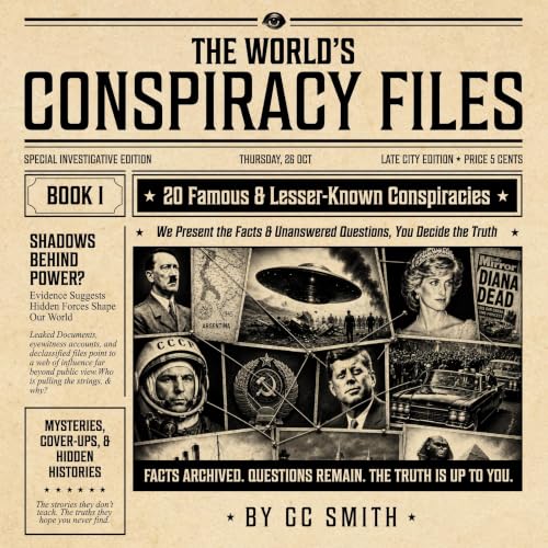 Cover of JFK, Area 51, Moon Landing, Dyatlov Pass, & More