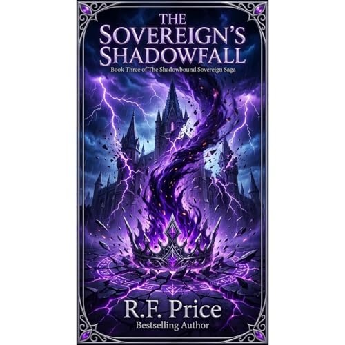Cover of The Sovereign's Shadowfall: A Dark Academy Reverse Harem