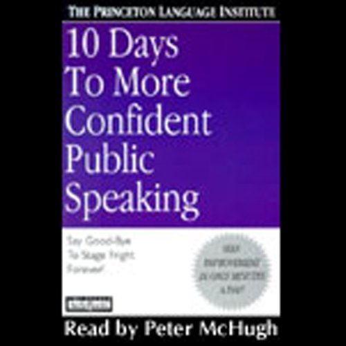 Cover of 10 Days to More Confident Public Speaking