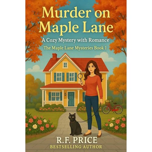 Cover of Murder on Maple Lane: A Cozy Mystery with Romance