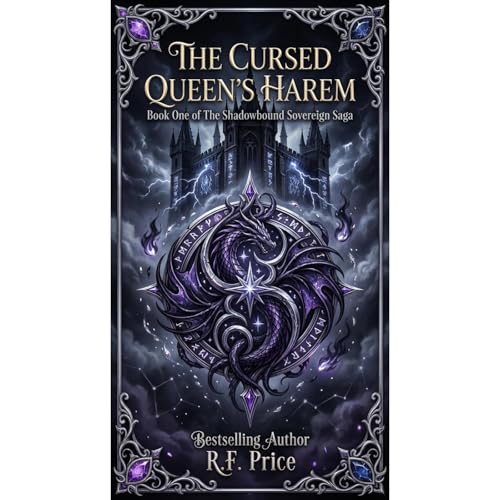 Cover of The Cursed Queen's Harem: A Dark Academy Reverse Harem