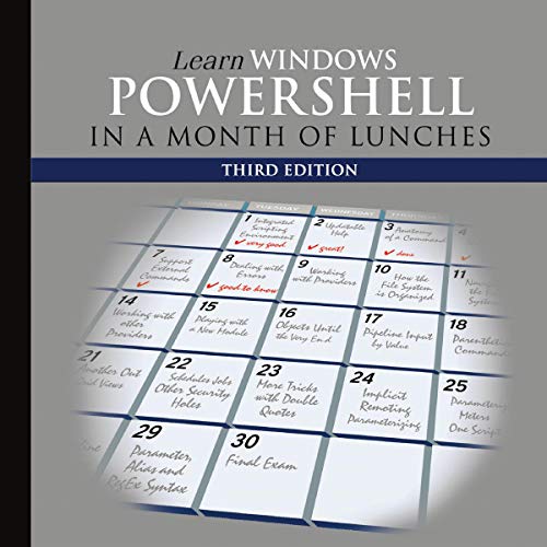 Cover of Learn Windows PowerShell in a Month of Lunches