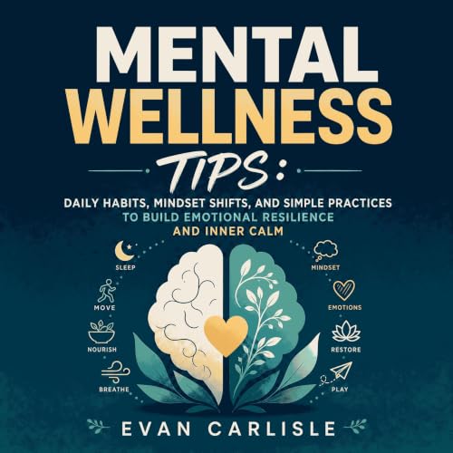 Cover of Mental Wellness Tips: Daily Habits, Mindset Shifts, and Simple Practices to Build Emotional Resilience and Inner Calm