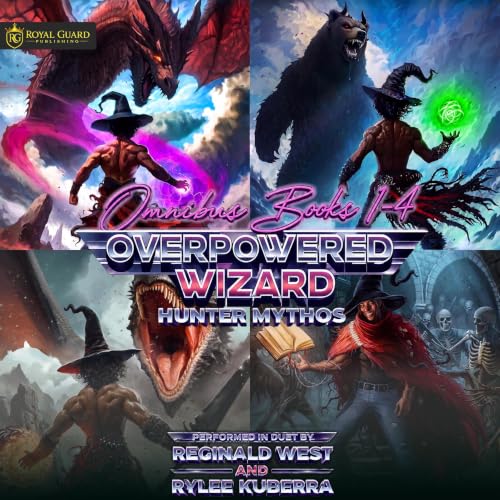 Cover of Overpowered Wizard Omnibus, Books 1-4