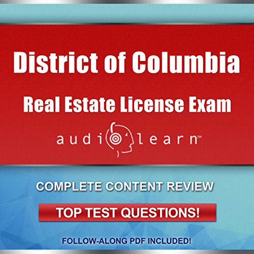 Cover of District of Columbia Real Estate License Exam AudioLearn