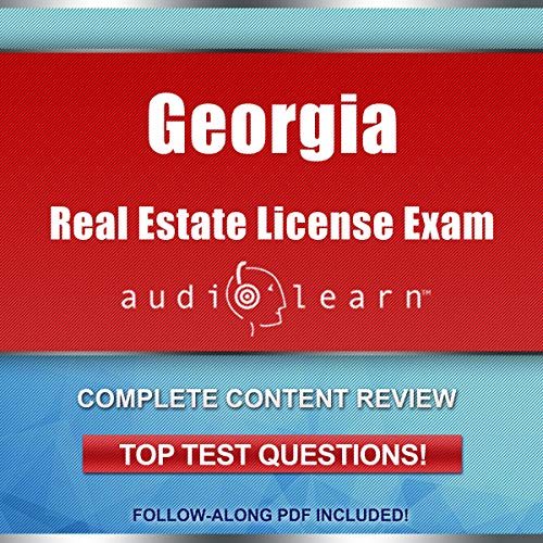 Cover of Georgia Real Estate License Exam AudioLearn