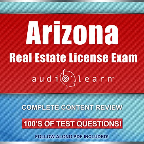 Cover of Arizona Real Estate License Exam AudioLearn