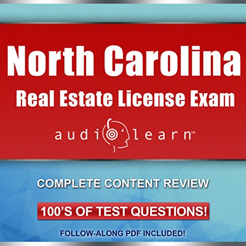 Cover of North Carolina Real Estate License Exam AudioLearn