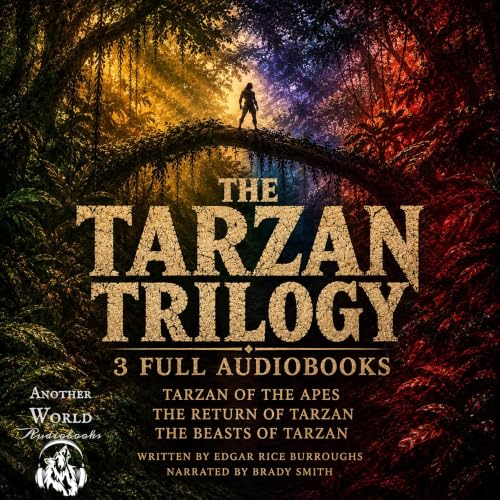 Cover of The Tarzan Trilogy - 3 Full Audiobooks