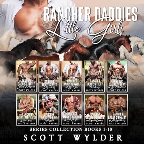 Cover of Rancher Daddies' Little Girls Series Collection, Books 1-10