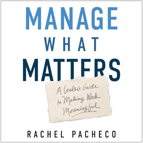 Cover of Manage What Matters