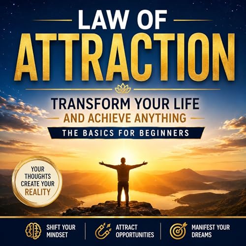 Cover of Law of Attraction: Transform Your Life and Achieve Anything