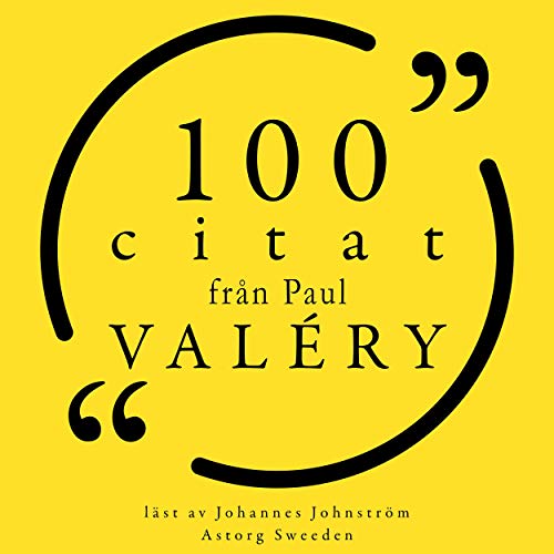 Cover of 100 citat från Paul Valéry