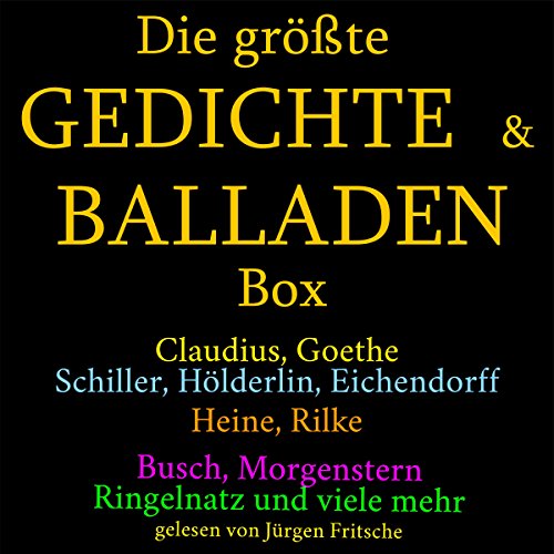 Cover of Die größte Gedichte- & Balladen-Box