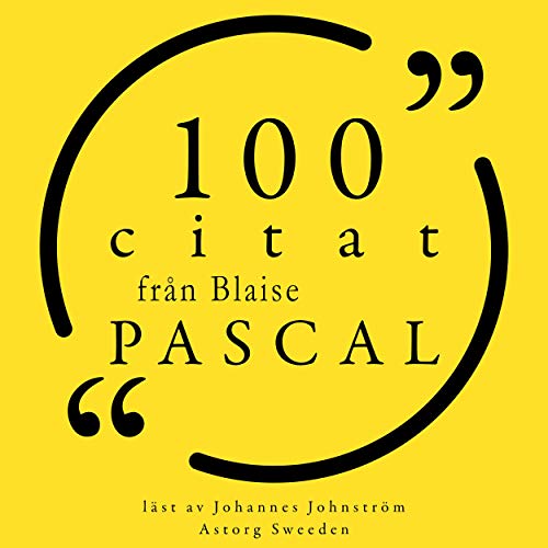 Cover of 100 citat från Blaise Pascal