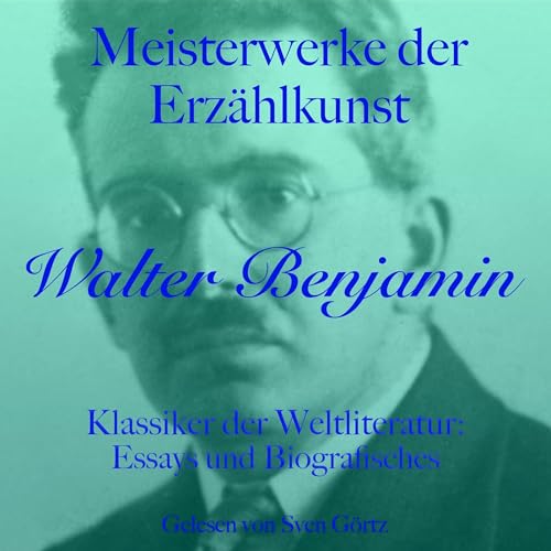 Cover of Walter Benjamin - Meisterwerke der Erzählkunst