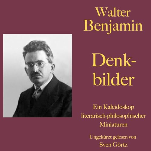 Cover of Walter Benjamin: Denkbilder