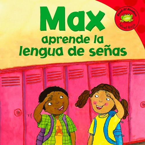 Cover of Max aprende la lengua de señas [Max Learns Sign Language]