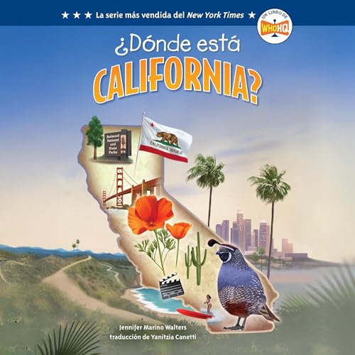 Cover of ¿Dónde está California? (Where Is California? Spanish Edition)