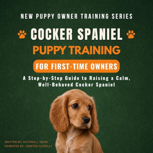 Cover of Cocker Spaniel Puppy Training for First-Time Owners