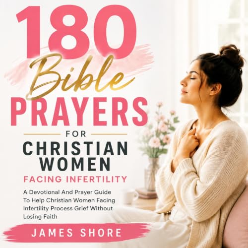 Cover of 180 Bible Prayers for Christian Women Facing Infertility