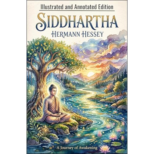Cover of Siddhartha (Illustrated and Annotated Edition) : 20+ wonderful illustrations and 50+ annotations