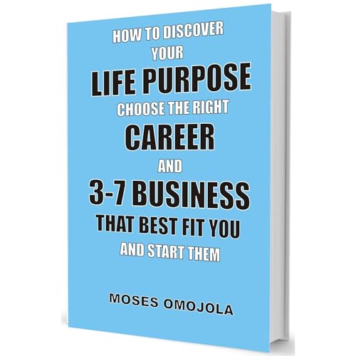 Cover of How To Discover Your Life Purpose, Choose The Right Career And 3-7 Businesses That Best Fit You, And Start Them