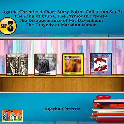 Cover of Agatha Christie 4 Short Story Poirot Collection, Set 3