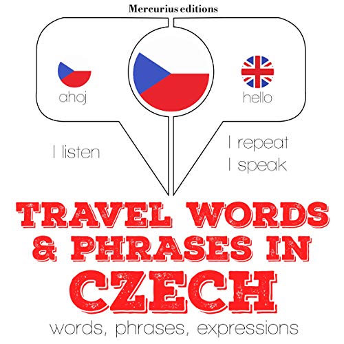 Cover of Travel words and phrases in Czech