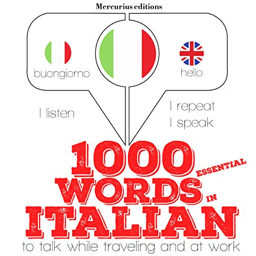 Cover of 1000 essential words in Italian