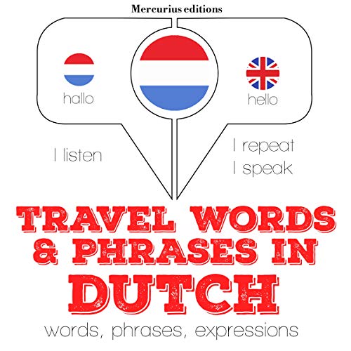 Cover of Travel words and phrases in Dutch