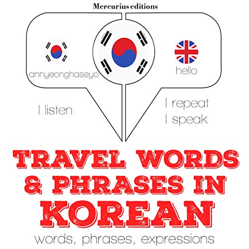 Cover of Travel words and phrases in Korean