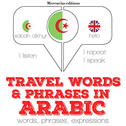 Cover of Travel words and phrases in Arabic