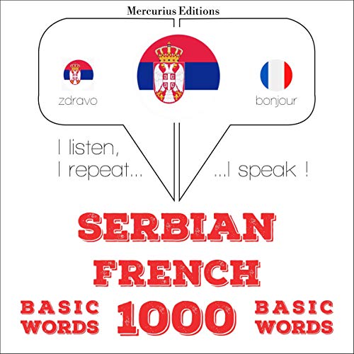 Cover of Serbian - French. 1000 basic words