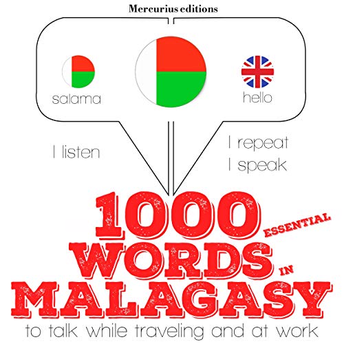 Cover of 1000 essential words in Malagasy