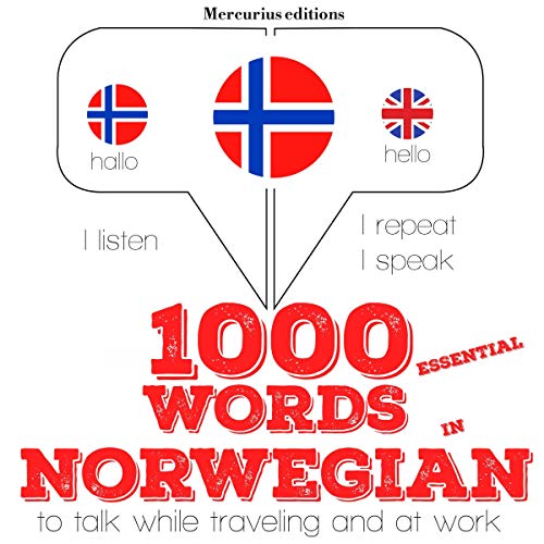 Cover of 1000 essential words in Norwegian